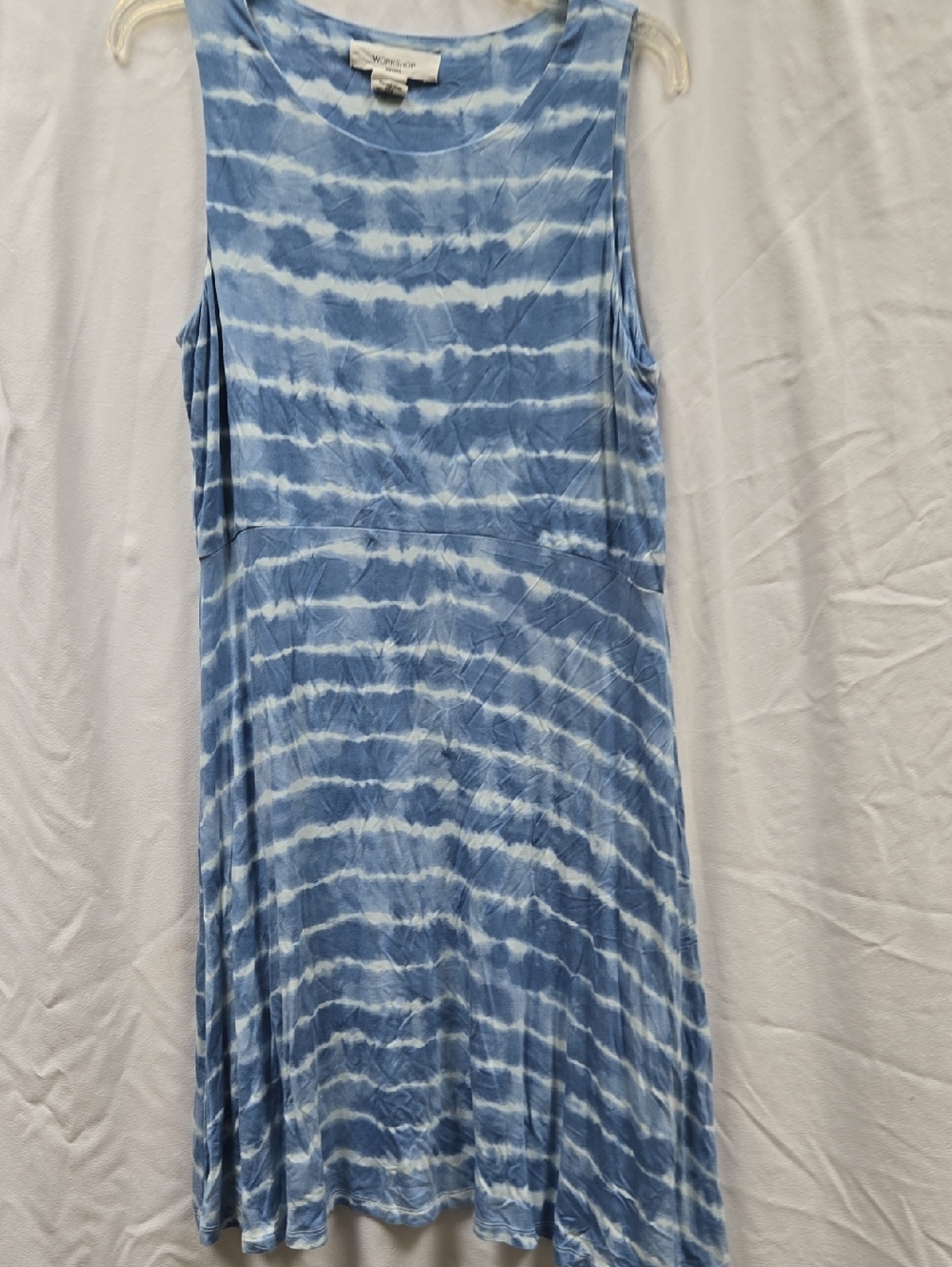 Workshop Republic Clothing Blue & White Tie-Dye Dress